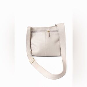 Radley London Leather Crossbody Bag - Taupe/Mink- Heritage Dog Outline
